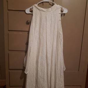 White lace dress